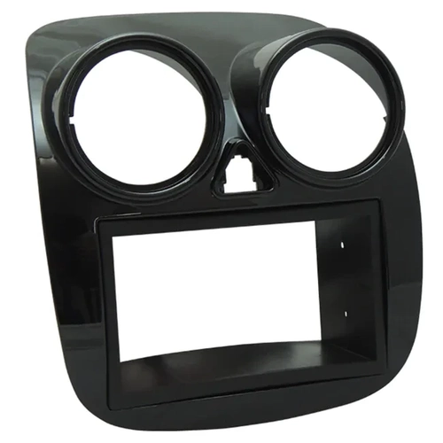 Moldura Fiamon 2 Din Fiat Novo Palio 2014 Black Piano