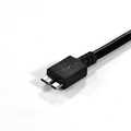 Cabo para Hd Externo Usb a 3.0 Macho para Micro Usb b 3.0 (10 Pinos) Macho 28awg Puro Cobre 1 Metro - Puamcm3-1