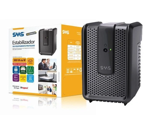 Estabilizador SMS 300VA Revolution Speedy Monovolt 115V 4 Tomadas - 16520