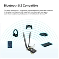 Adaptador Tp-link Archer Tx20e Wi-fi 6 Ax1800 Dual Band Bluetooth 5.2