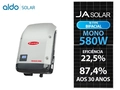 Gerador De Energia Solar Fronius Sem Estrutura Fronius Gf 20,88kwp Ja Deep Blue 580w Bif N-type Symobr 15kw 1mppt Trif 220v