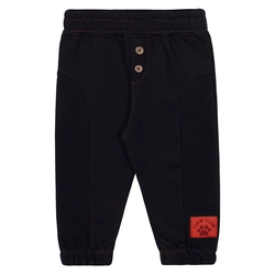 Calça Moletom Felpado e Gorgurão Preto Tileesul - Masculina