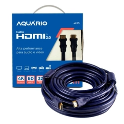Cabo Hdmi Aquario 2.0 4k 3d 19 Pinos 15 Metros - 4k15