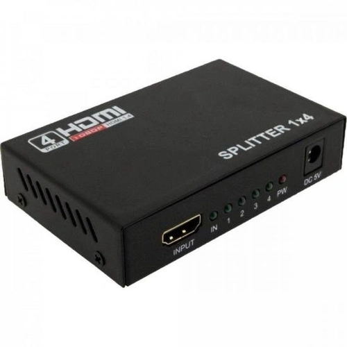Divisor Hdmi Storm 1 Entrada x 4 Saídas  Preto - CHSL0005