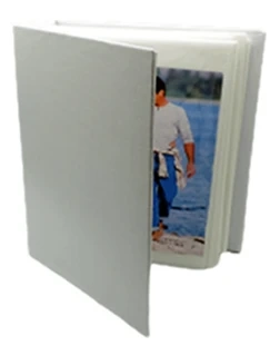 Álbum 10X15 P/100F. Liso Ref.4601 folhas branca transparente