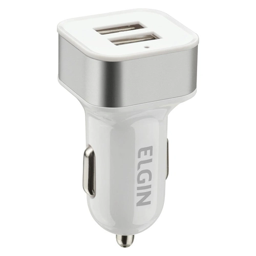 Carregador Veicular Automotivo 12v Com 2 Saídas Usb 5v 2.1a