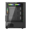Gabinete Liketec Gamer Sigma, Full Tower, 3x Fans, Rainbow Frontal, Preto - LC-AT-SIGMA-2099