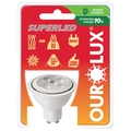 Lampada Superled Dicroica Gu10 5w Bivolt 38 Graus 3000k Ourolux