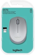Mouse sem fio Logitech M170 - Prata, 910-005334