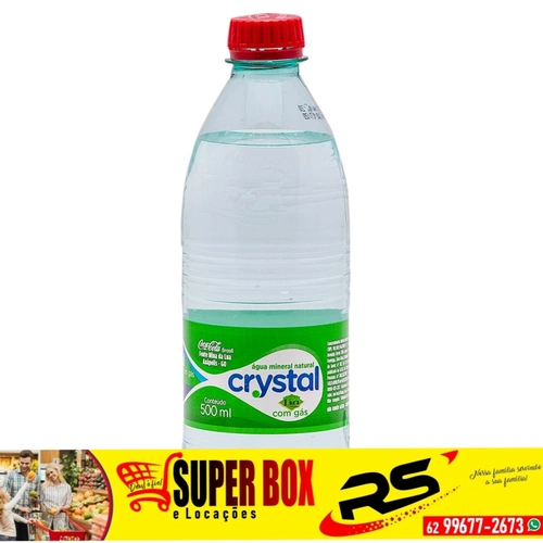 Água Mineral Crystal Com Gás 500ml