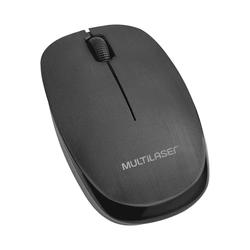 Mouse Multilaser Sem Fio 1200dpi 3 Botões Ergonômico Preto - Mo251