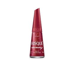 Esmalte Metálico Risqué ChilliBeans Para Te Ver.melho(R) 8ml