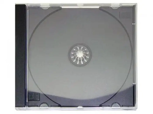 CD BOX COM TRAY PRETO - UNITARIO