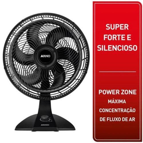 Ventilador Arno Turbo Force 2 Em 1 Preto Vf42 220v