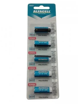 PILHA 23A ALCALINA 12V CARTELA C/ 5 UNIDADES