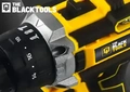 Parafusadeira E Furadeira Impacto The Black Tools Tb-21pw 3/8 Cor Amarelo Frequência 50/60 Hz