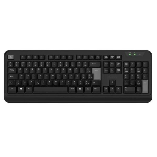 Teclado Sem Fio Pcyes Comfort 2.4ghz Abnt2 Cmfbkw - 288890
