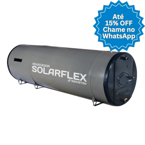 Aquecedor Solar Flex - 300L Alta Pressão 40mca - Inox 304 - Industek