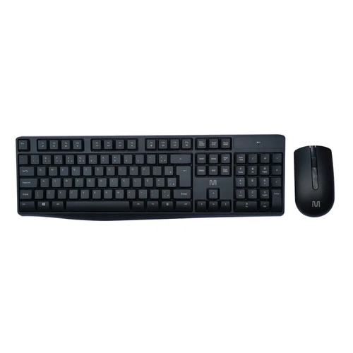 Kit Teclado e Mouse Multilaser Sem Fio Slim Multi Conexão USB - Tc270