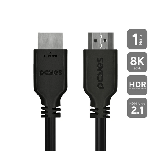 Cabo Hdmi Ultra 2.1 28awg Puro Cobre 8k 1 Metro - Phm21-1