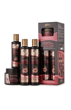 Kit Capilar Cabelo Macio Quiabo e Queratina Alquimia Cosméticos