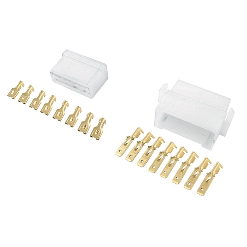 Conector Permak  8 Vias Com Terminais Kit 4 Pecas (embalagem Com 10 Kits)