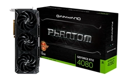 Placa de Video Gainward NVidia GeForce RTX 4080 Phantom GS 16GB GDDR6X 256Bits, NED4080S19T2-1030P