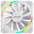 Cooler Fan Pcyes Para Gabinete Sangue Frio 3 ARGB White Ghost 120MM - ARGBSF3WGBR