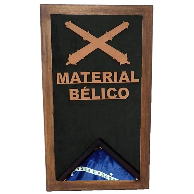 Quadro Moldura Decorativa (Material Bélico)