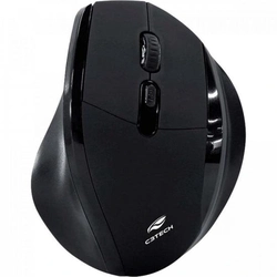 Mouse Sem Fio C3TECH Ergo M-W120BK Preto
