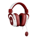 Headset Gamer Redragon Hero Driver de 53mm P3 Branco com Vermelho - H530-R