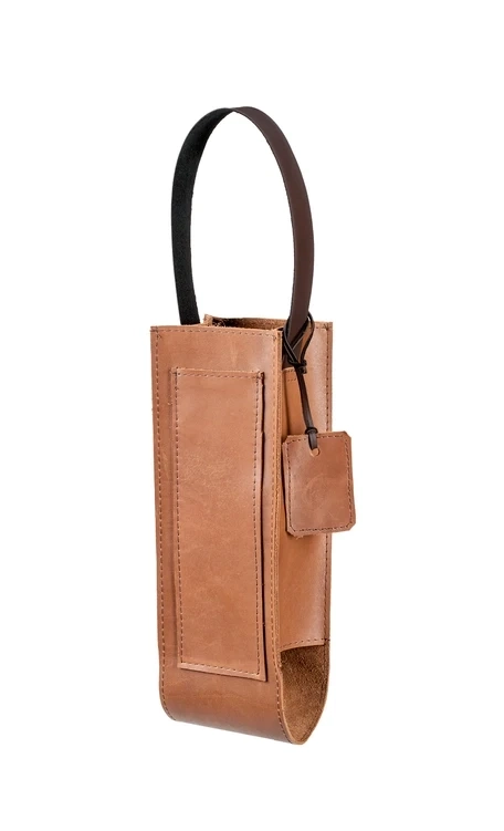 Bolsa Porta Garrafa Marron - 1 Garrafa
