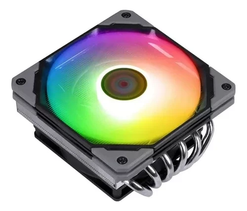 COOLER PARA PROCESSADOR - NOTUS LP ARGB - 6 HEATPIPES - LOW PROFILE (INTEL/AMD) - TDP 130W - 120MM - PCYNTLPARGB
