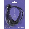 Headset Office Fortrek Fk 731a Usb Preto