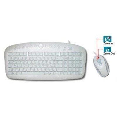 Kit Teclado + Mouse A4Tech Perola - KBS-2726W