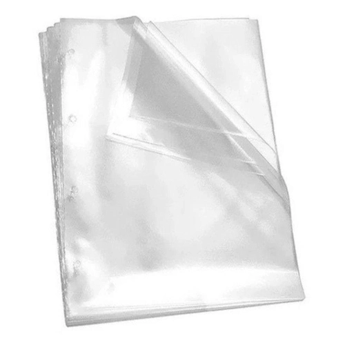 ENVELOPE PLASTICO OFICIO MEDIO C/4 FUROS IPLAS