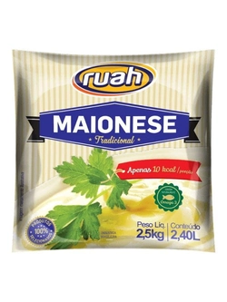 Maionese Bag 2,5kg Ruah