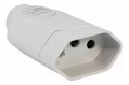 Kit 10 Plugues Fêmea 2p+t 10a 250v Branco - Avanci Brasil