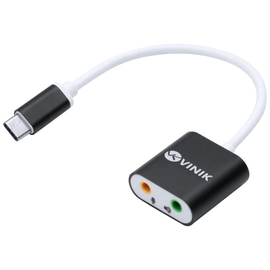 Adaptador Fone de Ouvido P2 3.5mm Duas Vias para Usb Tipo c Fone + Microfone- Adfmusbtc