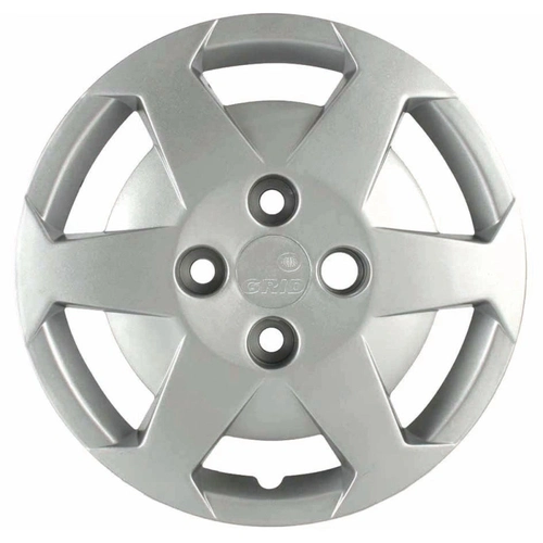 Calota Grid Aro 14p 012cb-pta Prata Chevrolet Meriva Cubo Baixo