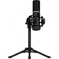 Microfone Gamer Streamplify Mic Tripod Com Tripé Ajustável Preto Rgb Mi-48-rgb-tp-bk