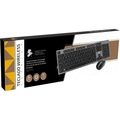 Kit Teclado e Mouse Sem Fio 5+ Premium Preto