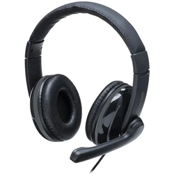 Headset Multi Pro P2 Preto-Cinza com Adaptador P3 - PH316