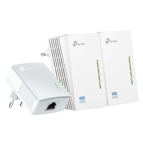 Kit Powerline TP-Link AV600 Com Wifi 500Mpbs KIT3 - TL-WPA4220T