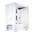Gabinete Gamer K-mex Aquário Poseidon Branco CG-W1G4 Lateral Em Vidro Sem Fan - CGW1G4RH0010B0X