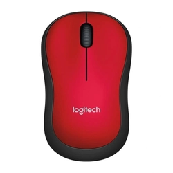 Mouse Logitech M185 Wireless Vermelho - 910-003635-c