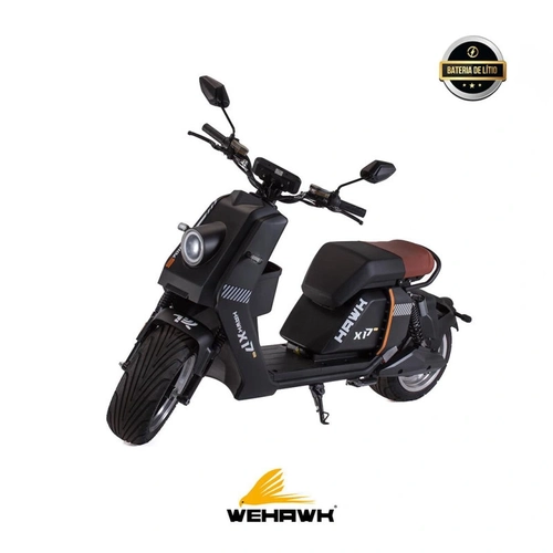 Scooter Eletrica Hawk Modelo X17 Plus 2000w Bat 60v 20ah 2 Lugares Matte Black Gs.03