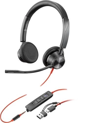 Headset Hp Poly Preto 3325 Stereo Usb-c/a 8x221aa