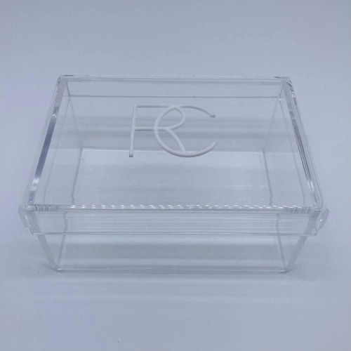 Caixa P tampa removível - Logo alto relevo inicial ou desenho