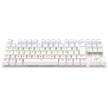Teclado Mecanico Gamer T-dagger Bora Branco Rainbow Switch Brown - T-tgk313w